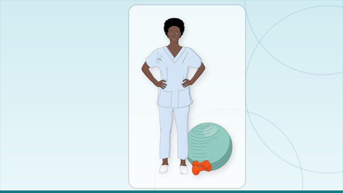 medical illustration: people - Physiotherapist