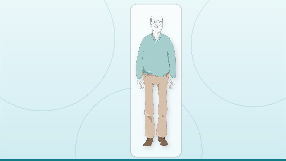 medical illustration: people - Elderly person