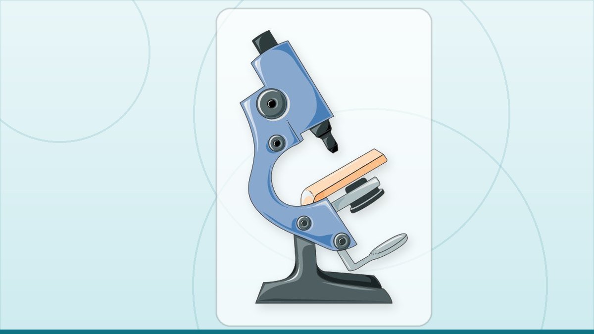 medical illustration: equipment - Microscope