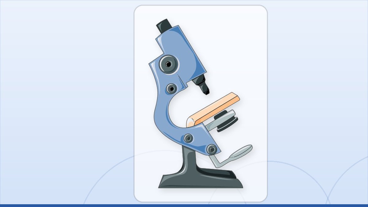 medical illustration: equipment - Microscope