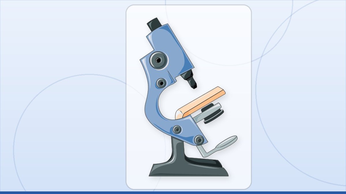 medical illustration: equipment - Microscope