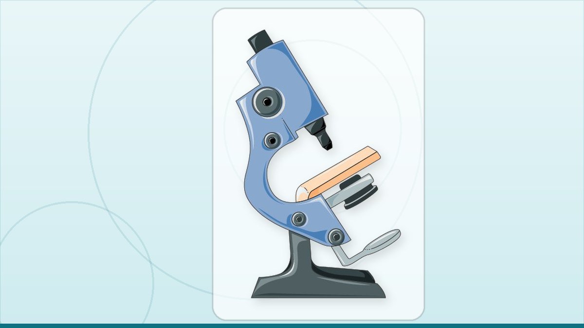 medical illustration: equipment - Microscope