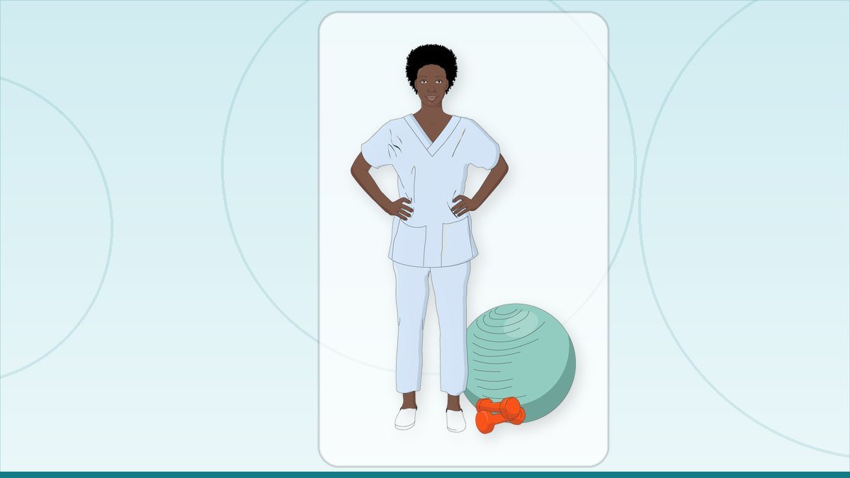 medical illustration: people - Physiotherapist