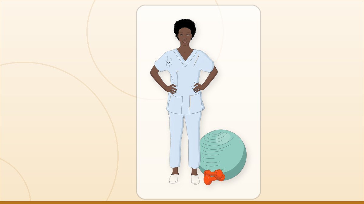medical illustration: people - Physiotherapist